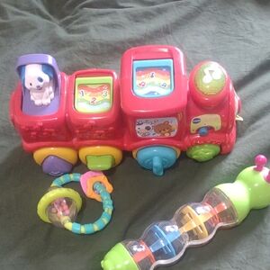 Vtech Colorful Train For Babies And Rattles